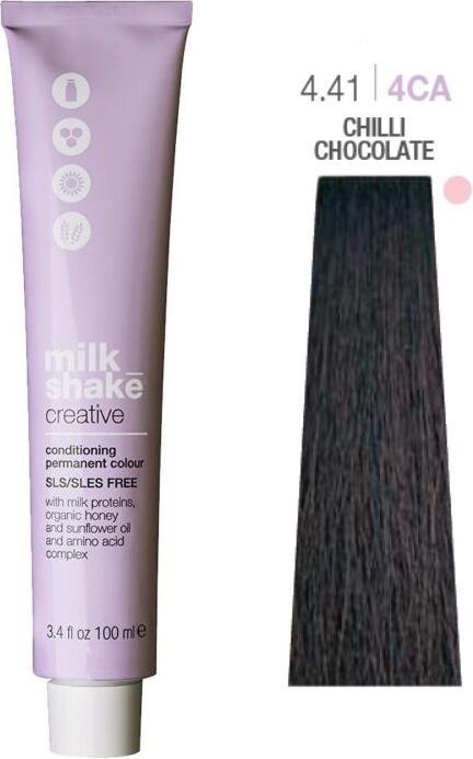 Image du produit Milk_Shake Creative Conditioning Permanent Colour 100ml 4.41/4CA Copper Ash Deep