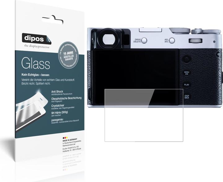 Dipos Displayschutz Anti-Shock (Displayschutz, Fujifilm X100V)