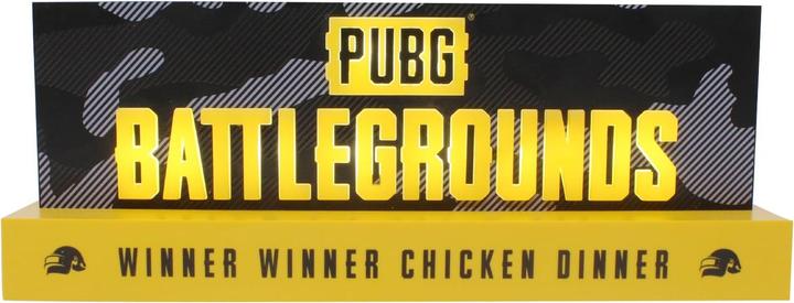 Actual product image Neamedia Playerunknown's Battlegrounds LED-Light Logo 22 cm
