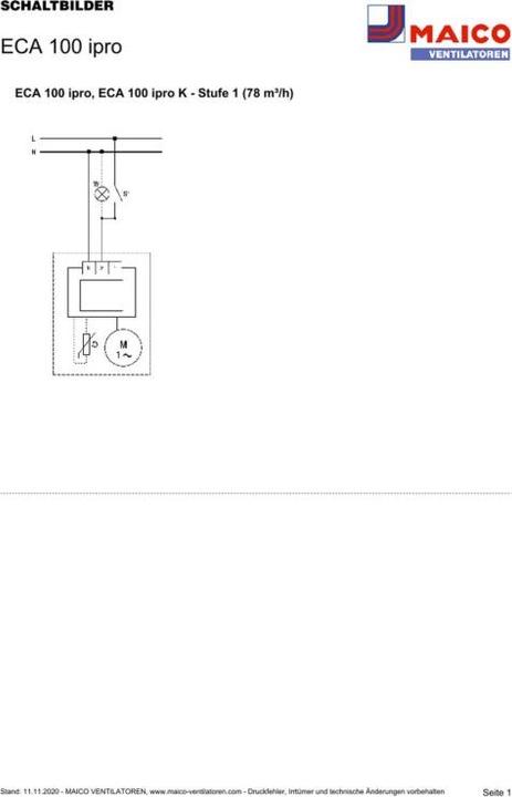 Actual product image Maico ECA 100 ipro