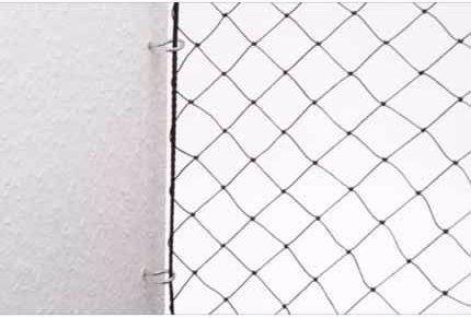 Produktbild AniOne Katzenschutznetz mit Drahtverstärkung schwarz 3x8m