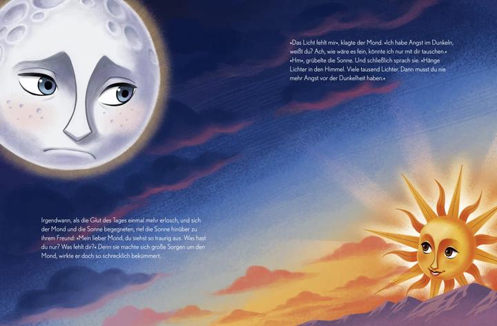 Produktbild Der Mond hat Angst im Dunkeln (Deutsch, Sarah-Lisa Hleb, Nino Kerl, 2023)