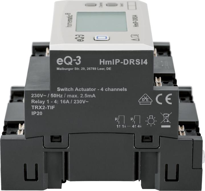 Produktbild Homematic IP Funk-Schaltaktor für Hutschienenmontage 4-fach (Schaltaktor)