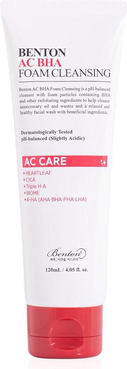 Actual product image Benton AC BHA foam cleansing (Foam, 120 ml)
