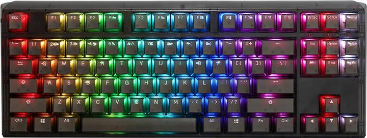 Produktbild Ducky One 3 Aura Black TKL Gaming Tastatur, RGB LED - MX-Silent-Red (DE, Kabelgebunden)