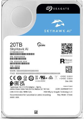 Produktbild Seagate SkyHawk AI (24 TB, 3.5", CMR)