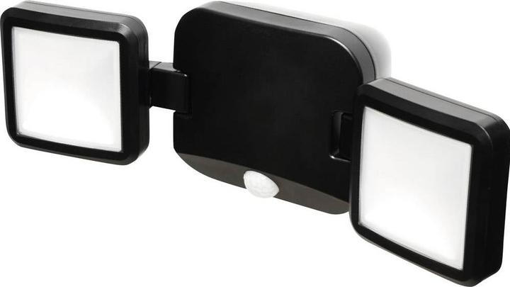 Actual product image Müller Licht Müller-Licht Plaza 27700040 LED-Aussenstrahler mit Bewegungsmelder 10 W Neutralw (480 lm, IP54)