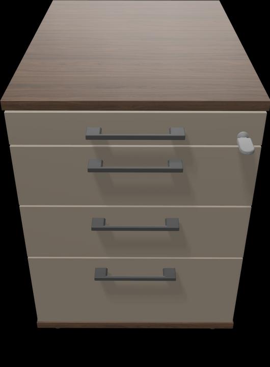 Image du produit Narbutas Caisson à roulettes Optima 8665 (43 x 60 x 59,5 cm)