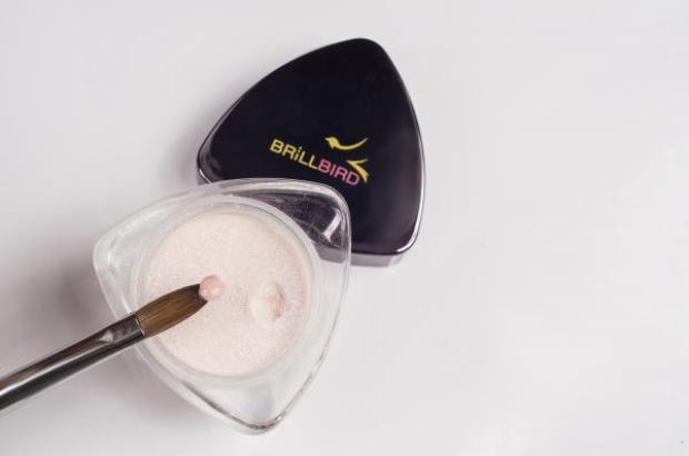 Produktbild BrillBird Refill Cover Pink Brill Acryl Pulver 140ml (Nagellacktrockner, Pink)