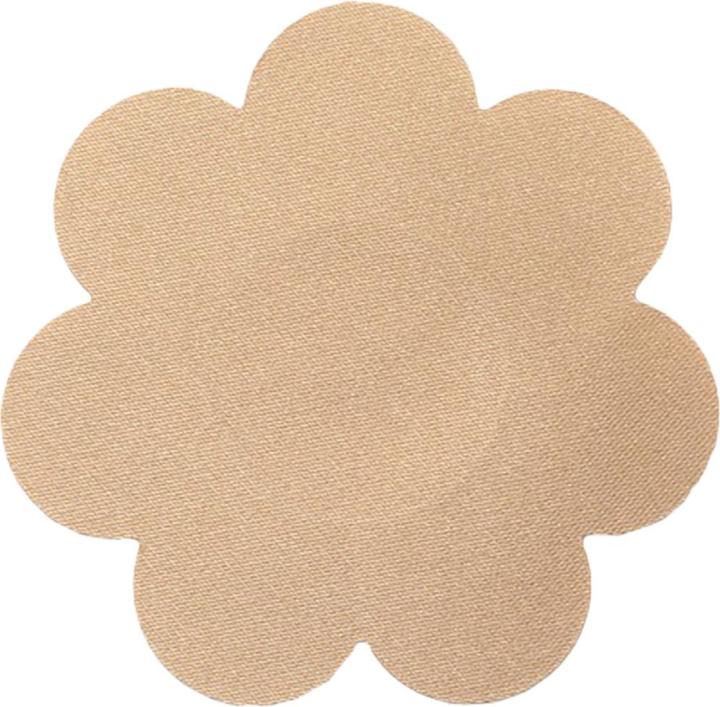 Bye Bra K?Rperband 5m X 6,5 cm + 3 Paare Satin Nippel Abdeckungen Nude (Einzelpack, One Size)