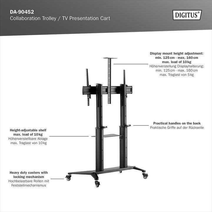 Image du produit Digitus DA-90452 (Universel, 120", 140 kg)