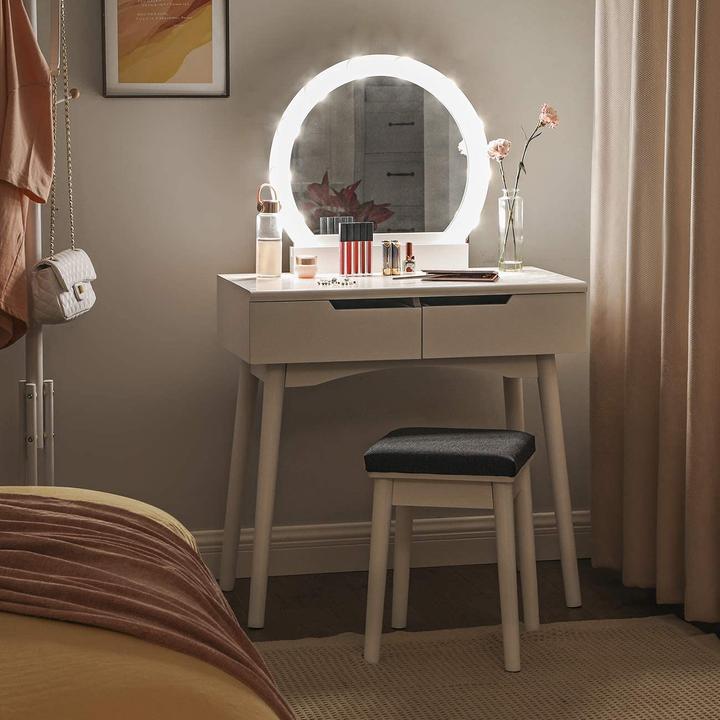 Actual product image Vasagle Dressing Table (80 x 40 x 128 cm)