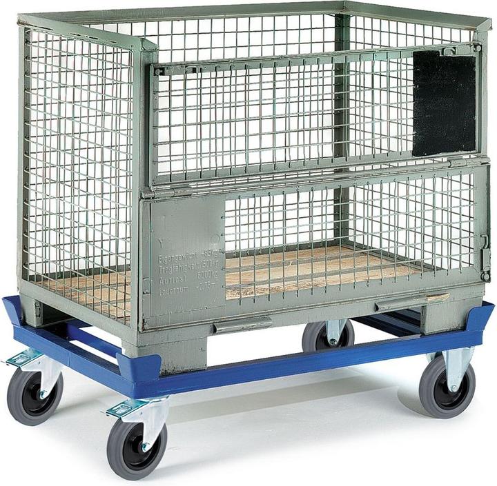 Produktbild Rollcart Palettenwagen 10-4062 blau 128,0 x 88,0 x 29,0 cm (500 kg)