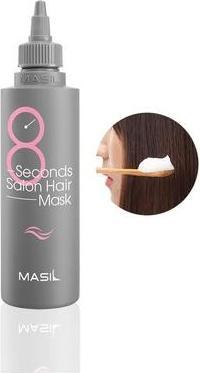 Actual product image Masil 8 Seconds Salon Hair Mask 3.38floz Travel Portable Deep Conditioning Hydrating Hair Treatment Shine (100 ml)