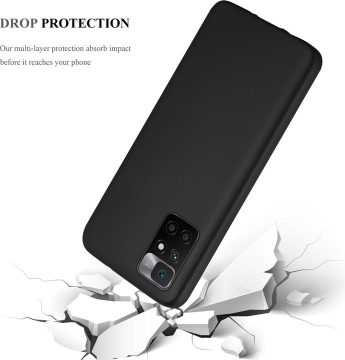 Actual product image Cadorabo TPU Matt Metallic Sleeve (Xiaomi Redmi 10, Xiaomi Redmi Note 11)