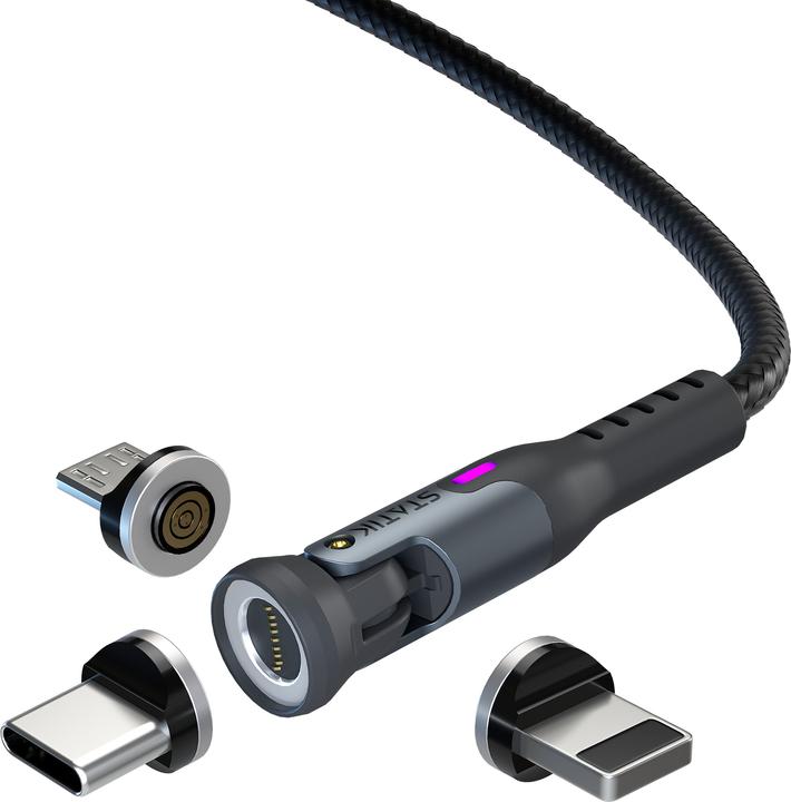 Produktbild Statik USB Typ C, USB Typ A – USB Typ C, Micro USB B, Lightning (3 m, USB 3.1)