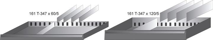 Produktbild HAZET Trennbleche 161T-347X60/5 ∙ Anzahl Werkzeuge: 5