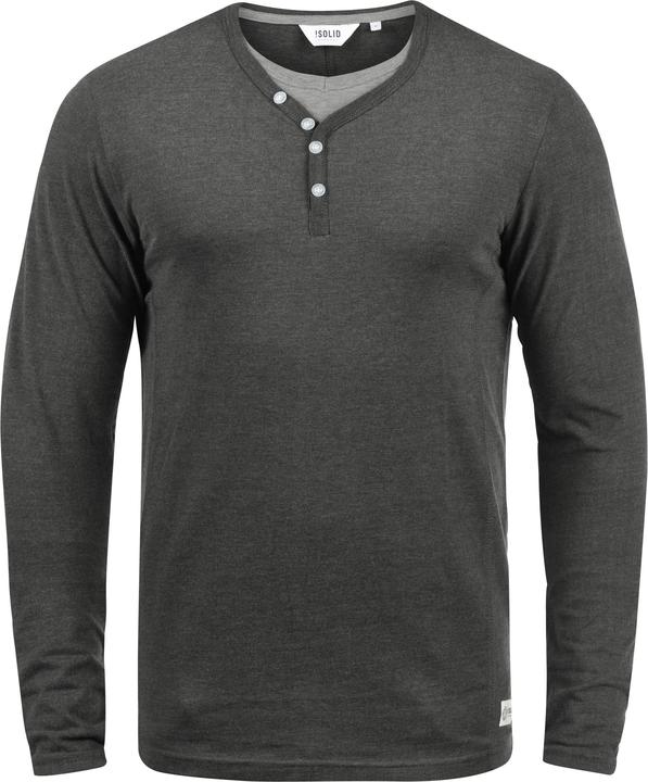 Immagine prodotto Solid Doriano Maglia Maglie A Maniche Lunghe Da Uomo Con Collo Grandad (M)