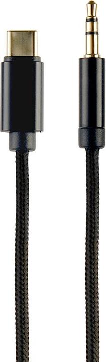 Cablexpert USB type-C to Stereo 3.5 mm AUX Cable, 1.5 m, Black (1.50 m, USB)