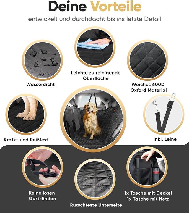 Produktbild Heldenwerk Rückbankschondecke für Hunde