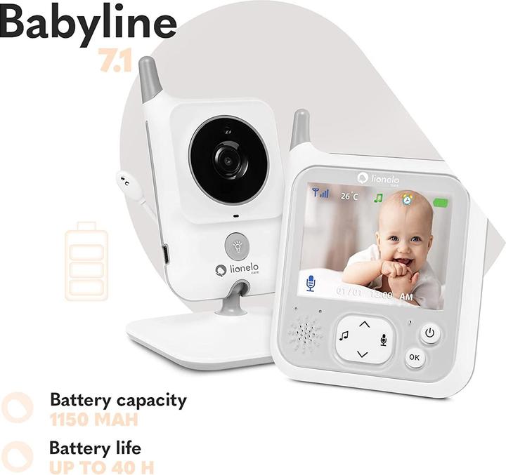 Produktbild Lionelo Babyline (Babyphone mit Kamera, 260 m)