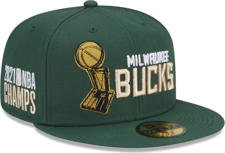 Actual product image New Era 59Fifty Fitted Cap - NBA CHAMPIONS Milwaukee Bucks (7 1/2)