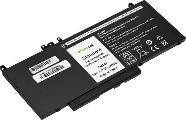 Image du produit GreenCell Batterie d'ordinateur portable 6MT4T 07V69Y pour Dell Latitude E5270 E5470 E5570 (4 cellules, 7200 mAh)