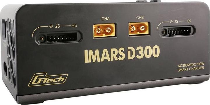 Productafbeelding Gens Ace IMARS D300 G-Tech Kanaal AC/DC 300W/700W RC Batterijlader-EU Zwart
