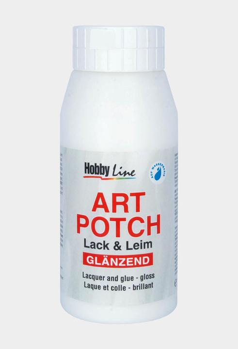Produktbild Kreul 49153 - Art Potch Lack und Leim transparent glänzend, 750 ml, Serviettentechnik- und Dekoklebe (Durchsichtig, 750 ml)