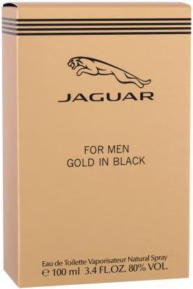 Actual product image Jaguar Gold In Black by Eau de Toilette Spray 100 ml (Eau de toilette, 100 ml)