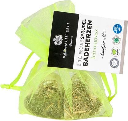 Bademeisterei Bath hearts flowers lemongrass