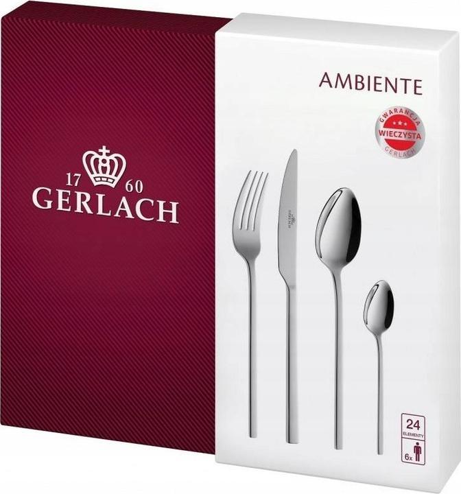 Produktbild Gerlach cutlery set 24 pieces shiny AMBIENTE (24 Stück, Besteck Set)