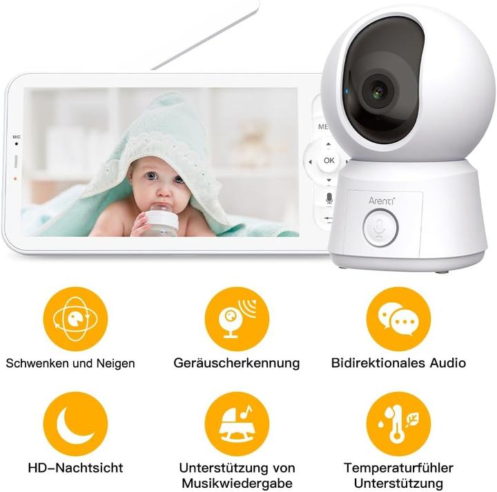 Image du produit Arenti Kit Alnanny BC12S (Vidéo et audio, 10 m)