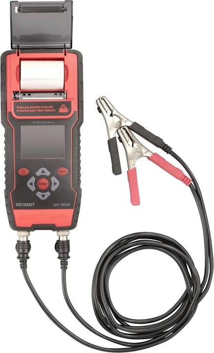 Produktbild Voltcraft VC-BT12/24-Print Kfz-Batterietester 12 V, 24V Batterieprüfung 243mm x 110mm x 59mm