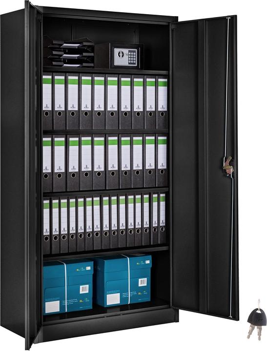 tectake Filing cabinet (90 x 40 x 180 cm)