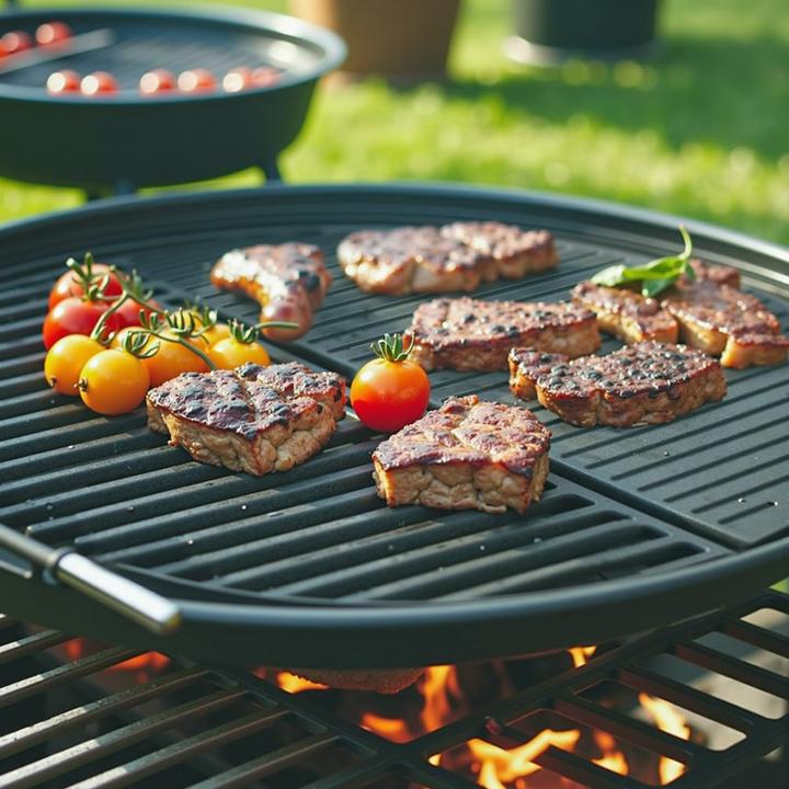 Produktbild Wiltec Gusseisen Grillrost 49,8x24,3x0,9cm Grill Rost Grillzubehör BBQ Gussrost