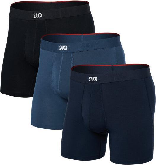 SAXX Vibe Xtra Boxer Brief Fly 3-Pack (M, 3er Pack)