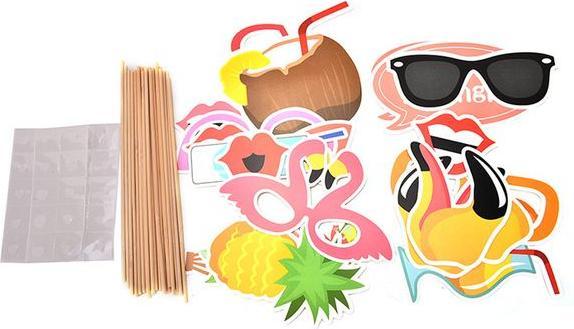 Produktbild MU Classic Flamingo Tropical Photo Booth Set