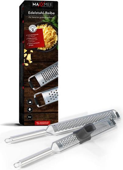 Produktbild Maxxmee Zestenreibe 2-er Set, Silber