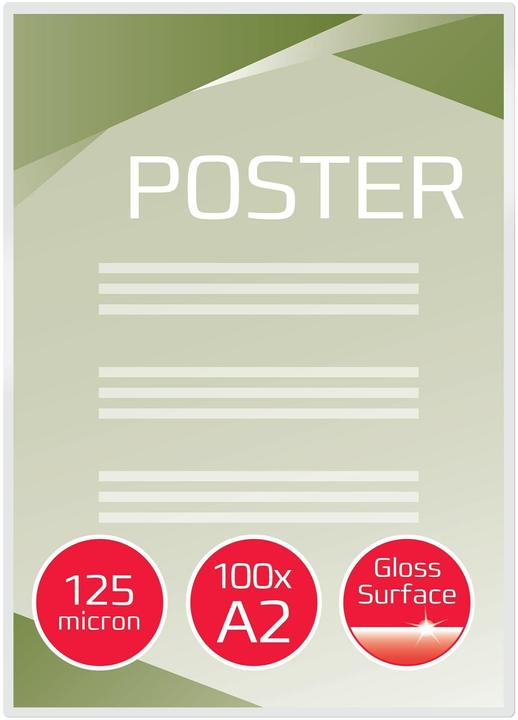 Produktbild GBC Laminierfolien in Premiumqualität (A2, 50 Stück, 125 µm)