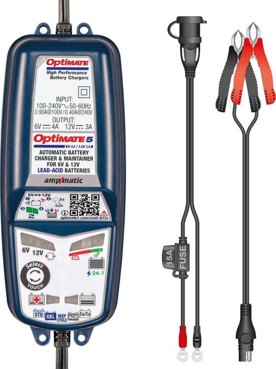 Produktbild Tecmate Optimate 5 Voltmatic Acculader (12V)