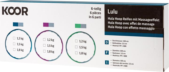 Produktbild Koor Hula Hoop Reifen (100 cm, 1500 g)