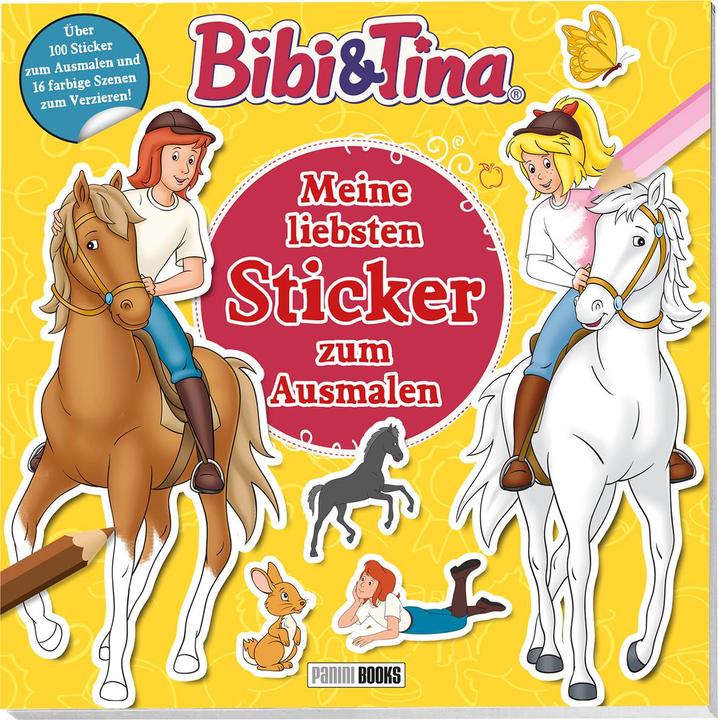 Produktbild Panini Bibi & Tina Meine liebsten Sticker zum Ausmalen (Deutsch, Panini, 2023)