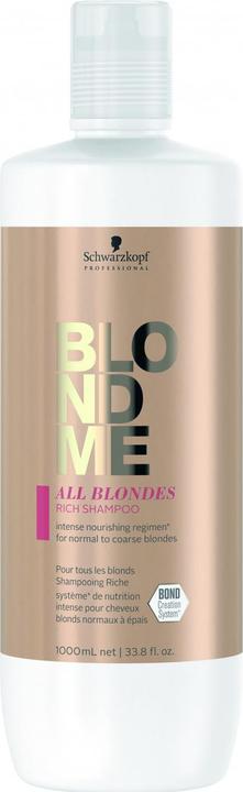Actual product image Schwarzkopf Blondme (1000 ml, Liquid shampoo)