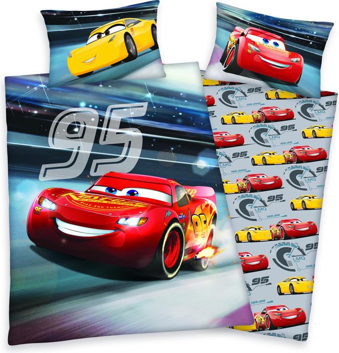Produktbild Herding Cars 3 (Bettwäsche Set, 160 x 210 cm, 65 x 100 cm)
