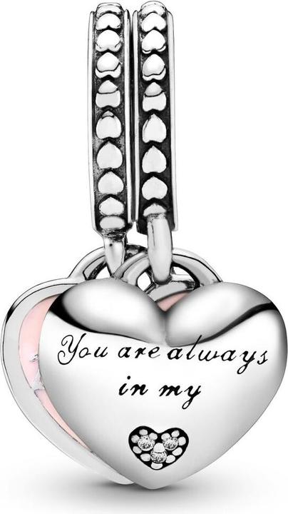 Image du produit Pandora Coeurs mère & fille (Argent sterling, Émail)