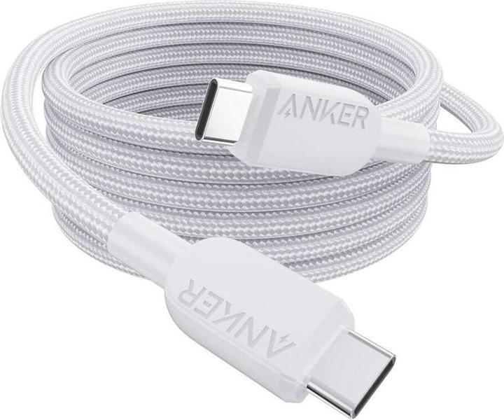 Immagine prodotto Anker Cavo 240W USB-C do USB-C 1,8m biały (1.80 m, USB 3.1, 240 W)