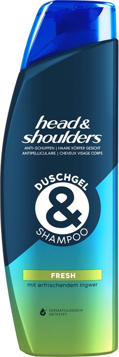 Head & Shoulders Verfrissende douchegel en shampoo (225 ml)