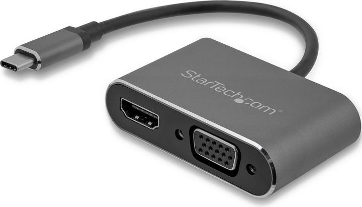 Produktbild StarTech USB-C zu VGA und HDMI Adapter (VGA, HDMI, 16.70 cm)