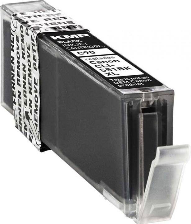 Produktbild KMP C90 Tintenpatrone komp. mit Canon CLI-551 BK XL (BK)